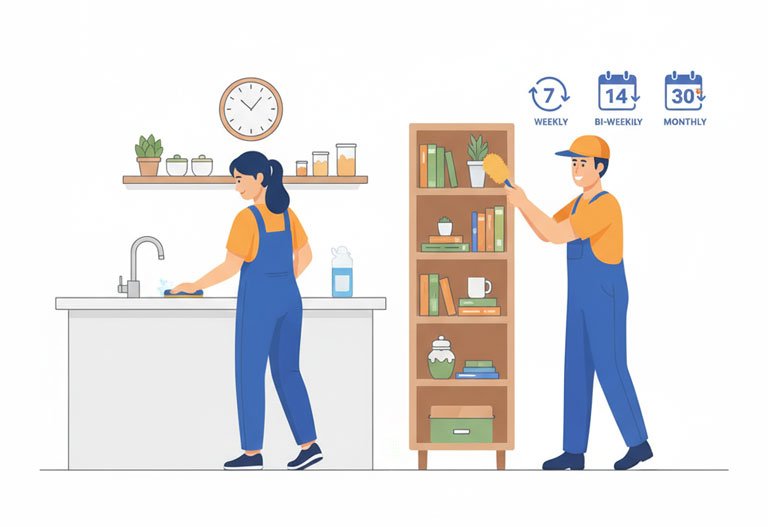 biweekly home cleaning Lisbon professional cleaners
