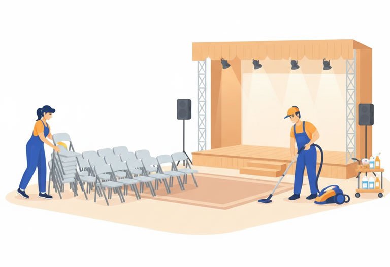 Lisbon wedding event cleaning service